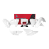 Κιτ πλαστικών RACETECH Plastic Kit 7 pcs Husqvarna 2024 (White)