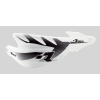 Προστατευτικές χούφτες μηχανής RACETECH Raptor Handguards White 