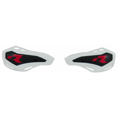 Εφεδρικές χούφτες μηχανής RACETECH Replacement Cover HP1 Hand Guard White