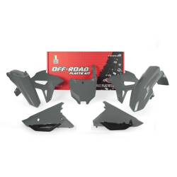 Κιτ πλαστικών RACETECH Plastics Kit Quantum Grey - Honda CRF450R 21-24