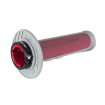 Χειρολαβές μοτοσυκλέτας RACETECH R20 Lock On Grips Half Waffle BETA 21 (Red) thumb