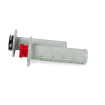 Χειρολαβές μοτοσυκλέτας RACETECH R20 Lock On Grips Half Waffle BETA 21 (Grey) thumb