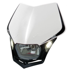 Προβολέας μοτοσυκλέτας RACETECH V-Face LED Headlight (White/Black) Προβολέας μοτοσυκλέτας RACETECH V-Face LED Headlight (White/Black)