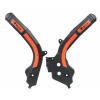 Προστασία πλαισίου μοτοσυκλέτας RACETECH Bi-material Frame Guard Black/Orange KTM 16-18