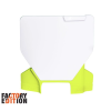 Number Plate μάσκα εμπρός RACETECH Factory Front Number Plate Husqvarna 23-25 (White/Yellow)