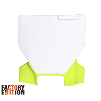 Number Plate μάσκα εμπρός RACETECH Factory Front Number Plate Husqvarna 23-25 (White/Yellow) Number Plate μάσκα εμπρός RACETECH Factory Front Number Plate Husqvarna 23-25 (White/Yellow)