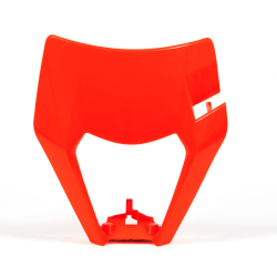 Μάσκα φαναριού μοτοσυκλέτας RACETECH Headlight Plastic Neon Orange KTM EXC Μάσκα φαναριού μοτοσυκλέτας RACETECH Headlight Plastic Neon Orange KTM EXC