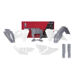 Κιτ πλαστικών RACETECH Plastic Kit Husqvarna FE/TE 2024 (Grey/White)