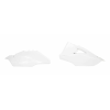 Πλαϊνά πάνελ μηχανής RACETECH Side Panels White Kawasaki KXF 250 21/24 / KXF 450 19-23