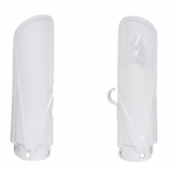 Προστατευτικά πιρουνιού μηχανής RACETECH Fork Guards - White Yamaha YZ 65 17-25