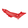 Πλαϊνά πάνελ μηχανής RACETECH Side Panels (Red) Honda XL 750 Transalp 23-25