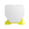 Number Plate μάσκα εμπρός RACETECH HUSQ TC 50 24-25 (White/Yellow)