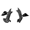 Προστασία πλαισίου μοτοσυκλέτας RACETECH Frame Protection(Black) KXF 250 25 / 450 24-25
