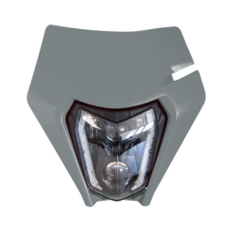 Προβολέας μοτοσυκλέτας RACETECH LED Homologated Headlight (Grey) KTM 23-24