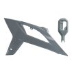 Πλαστικά καλύμματα ψυγείου RACETECH Front Plate Grey BETA RR thumb