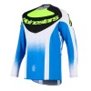 Μπλούζα motocross Alpinestars TECHSTAR KNIF BLUE/BLK/YL