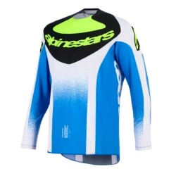 Μπλούζα motocross Alpinestars TECHSTAR KNIF BLUE/BLK/YL Μπλούζα motocross Alpinestars TECHSTAR KNIF BLUE/BLK/YL