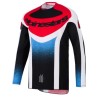 Μπλούζα motocross Alpinestars TECHSTAR KNIF BLACK WHITE RED