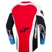 Μπλούζα motocross Alpinestars TECHSTAR KNIF BLACK WHITE RED thumb