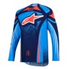 Μπλούζα motocross Alpinestars TECHSTAR NOMUR NAVY/ОRANGE/BLUE