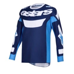 Μπλούζα motocross Alpinestars RIWAY BLUE/WHITE Μπλούζα motocross Alpinestars RIWAY BLUE/WHITE