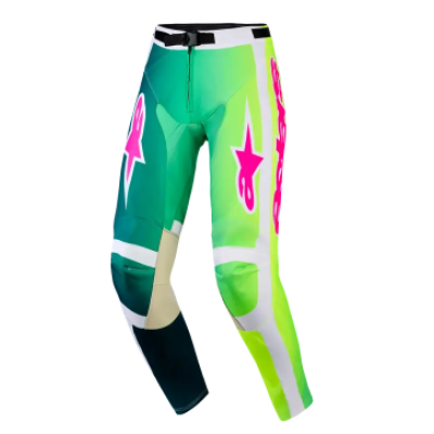 Παντελόνι μηχανής RACER PORTL GRN/WH/BLK