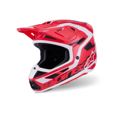 Κράνος μηχανής ALPINESTARS SM7 DEED RED/BLK/WH