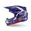 Κράνος μηχανής ALPINESTARS SM7 DEED PURPLE/PINK thumb