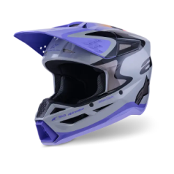 Κράνος μηχανής ALPINESTARS SM3 JETTSON GRAY/PUR/BLK