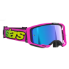 Μάσκα motocross ALPINESTARS VISION 8 VISTA PINK/YELLOW MIRROR-BLUE