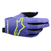 Γάντια μηχανής motocross ALPINESTARS RADAR PURPLE/YELLOW thumb