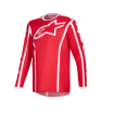 Μπλούζα motocross Alpinestars FLUID APEX RED/WHITE thumb