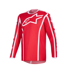 Μπλούζα motocross Alpinestars FLUID APEX RED/WHITE