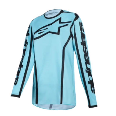 Γυναικεία μπλούζα motocross Alpinestars FLUID APEX TROPIC-BLACK