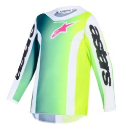 Παιδική μπλούζα motocross Alpinestars FLUID PORTL GREEN/WHITE/BLACK Παιδική μπλούζα motocross Alpinestars FLUID PORTL GREEN/WHITE/BLACK