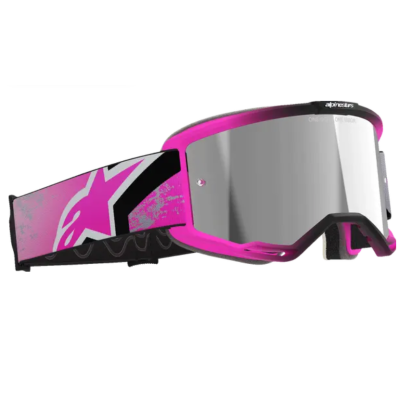 Μάσκα μηχανής motocross ALPINESTARS VISION 8 LAHND IRON/PINK MIRROR-SIL Μάσκα μηχανής motocross ALPINESTARS VISION 8 LAHND IRON/PINK MIRROR-SIL