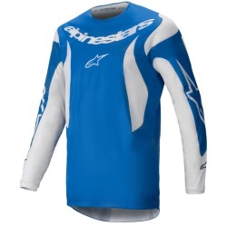 Μπλούζα motocross Alpinestars FLUID HAUL BLUE/WHITE Μπλούζα motocross Alpinestars FLUID HAUL BLUE/WHITE