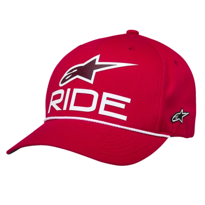 Καπέλο ALPINESTARS CRV BILL SNP RIDE COMP RED/WHITE
