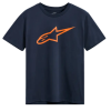Κοντομάνικο μπλουζάκι ALPINESTARS SS CSF AGELESS 2.0 NAVY/ORANGE