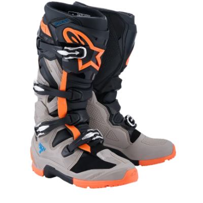 Μπότες μηχανής ALPINESTARS TECH 7 ENDURO BACK/GREY/ORANGE