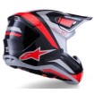 Κράνος μηχανής ALPINESTARS SM7 RISE BLK/RD/SILV thumb