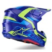 Κράνος μηχανής ALPINESTARS SM7 DEED BLUE/YEL thumb
