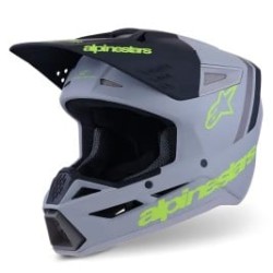 Κράνος motocross ALPINESTARS SM3 RADIUM GRAY/BLK/YL