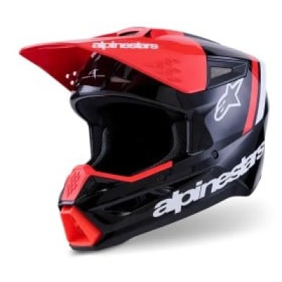 Κράνος μηχανής ALPINESTARS SM3 RADIUM BLK/RED/WH