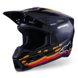 Κράνος μηχανής ALPINESTARS SM3 FORCE BLACK-GLOSS