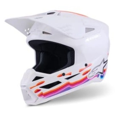 Κράνος μηχανής ALPINESTARS SM3 FORCE WHITE-GLOSS