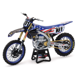 Παιχνίδι - μοτοσυκλέτα NEW-RAY Yamaha YZ450F Motocross of Nations Eli Tomac (No 101) 1:12