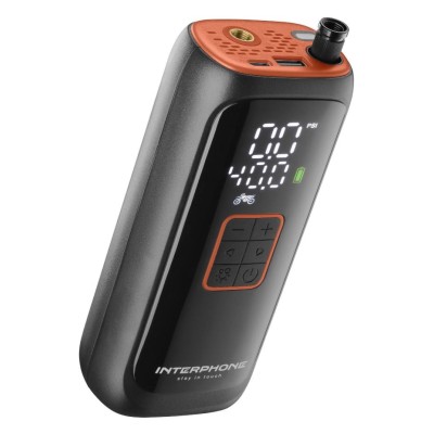Φορητός αεροσυμπιεστής + power bank INTERPHONE Φορητός αεροσυμπιεστής + power bank INTERPHONE