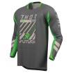 Μπλούζα motocross THOR LAUNCHMODE FUTURA CHAR/GRN thumb