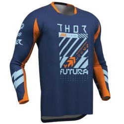 Μπλούζα motocross THOR LAUNCHMODE FUTURA NV/ORG